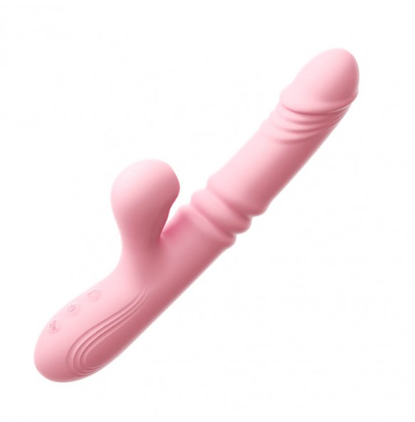 MizzZee - Joyful Suction Retractable Warming Wand (Chargeable - Pink)